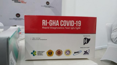 Pemerintah Luncurkan Rapid Test Antibodi Buatan Anak Bangsa