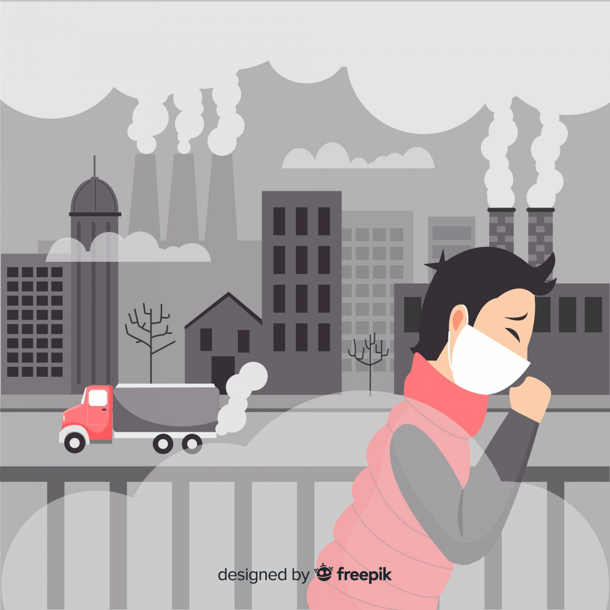 akibat polusi udara