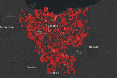 DKI Tercatat Sebagai Zona Merah Selama Lima Minggu Terakhir