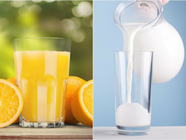 Susu vs Jus Jeruk, Mana yang Lebih Menyehatkan Diminum Saat Sarapan?