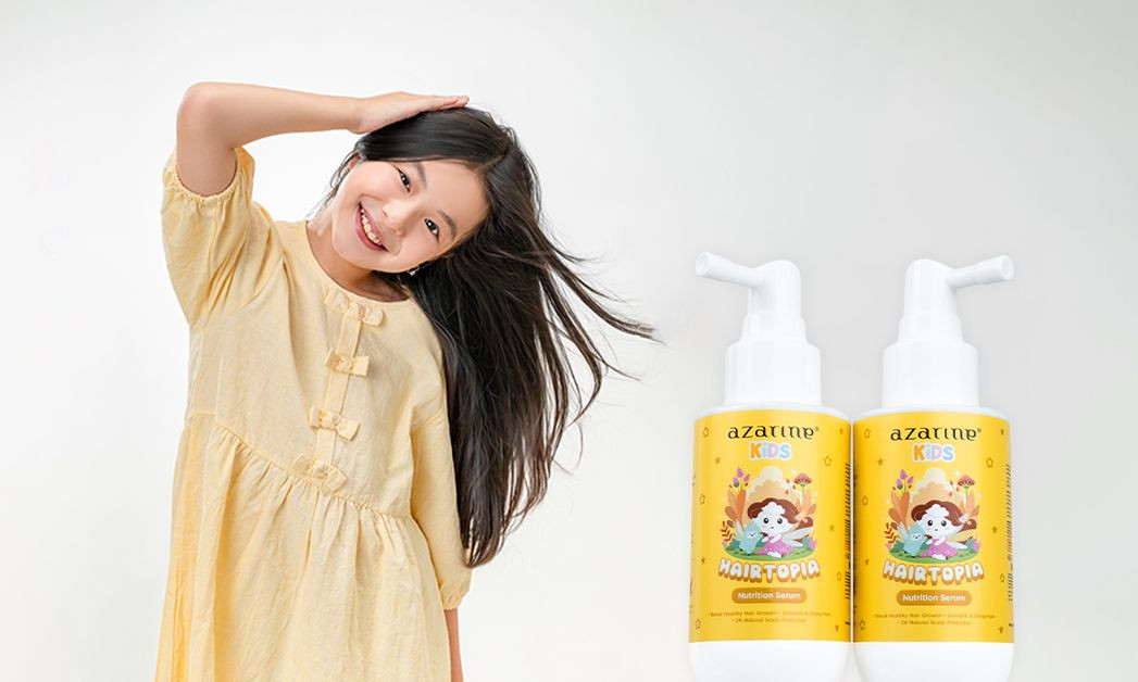 mitos pertumbuhan rambut, mitos rambut, rambut anak, azarine kids, azarine hairtopia, hair serum, hairtopia serum, azarine, yesdok, videocalldokter, 24jam, konsultasi