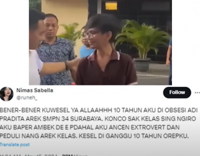 Teror Obsesi Adi Pradita Selama 10 Tahun, Bagaimana Dampaknya Pada Psikis Nimas Sabella? 