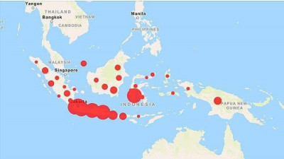 Penambahan Kasus Positif Covid 19 Baru di Indonesia Menunjukkan Tren Menurun