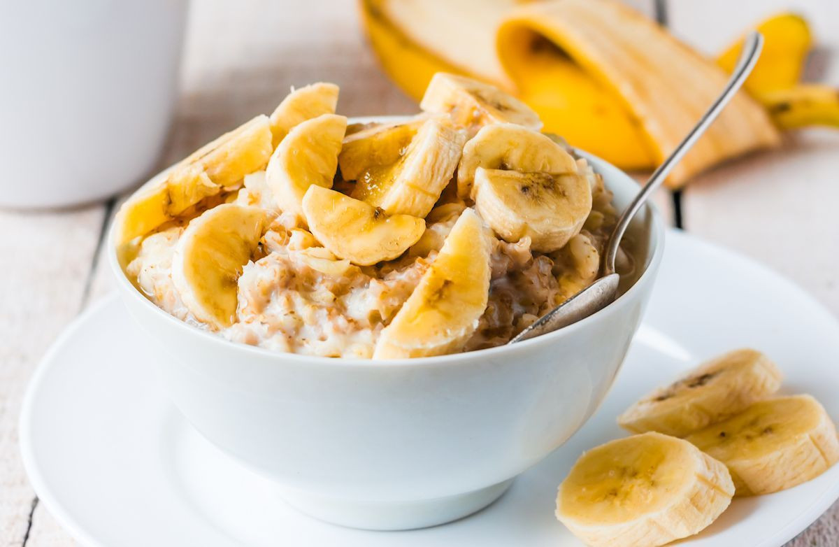 Pisang dan oatmeal