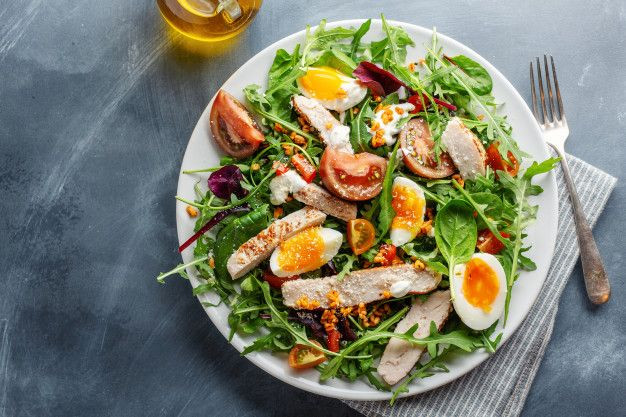 Makanan protein.