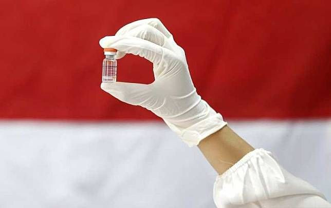 Ilustrasi vaksin merah putih