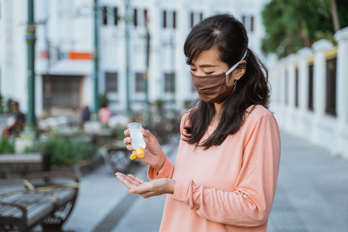 mencuci tangan dan pakai masker 